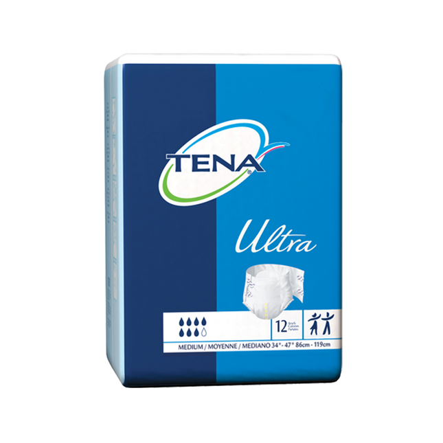 TENA Ultra Brief - Medium "white" (case of 80)