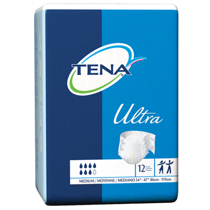 TENA Ultra Brief - Large "blue" (case of 80)