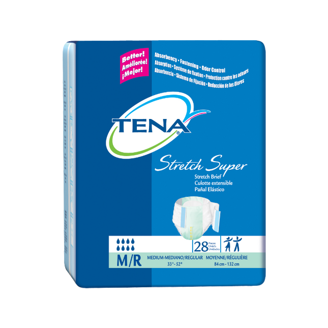 TENA Super Stretch Brief - Large/Xlarge "green" (case of 56)