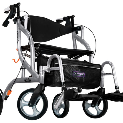 Airgo Fusion F20 Side-Folding Rollator & Transport Chair