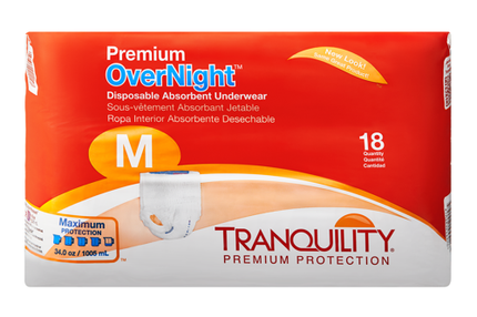 Tranquility Premium OverNight Disposable Absorbent Underwear