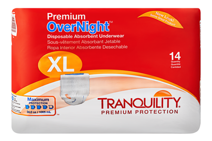 Tranquility Premium OverNight Disposable Absorbent Underwear