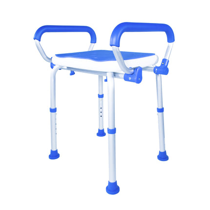 Padded Bath Safety Seat With Swing Away Arms