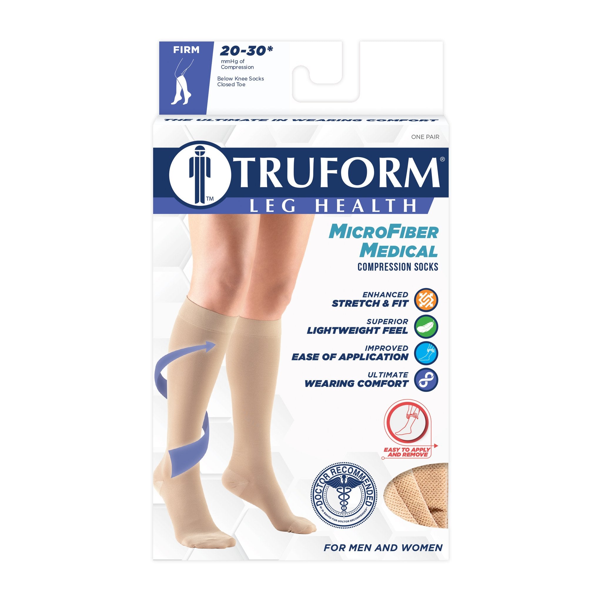 MicroFiber Medical Compression Socks / Unisex