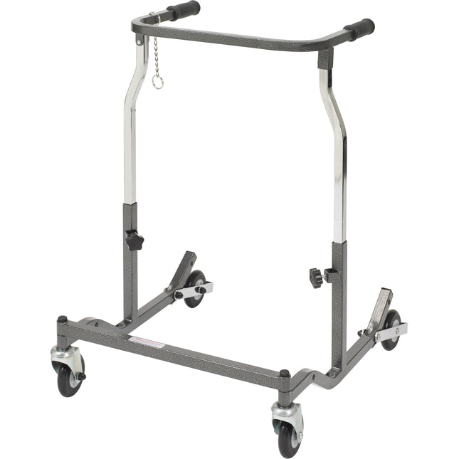 Anterior Rehab Safety Roller, Fixed Width, Adult, Silver Vein