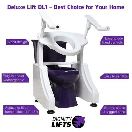 Deluxe Toilet Lift