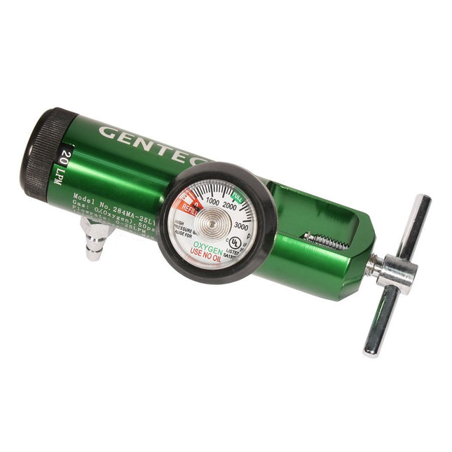 Oxygen Regulator, Yoke Style 0-25 LPM