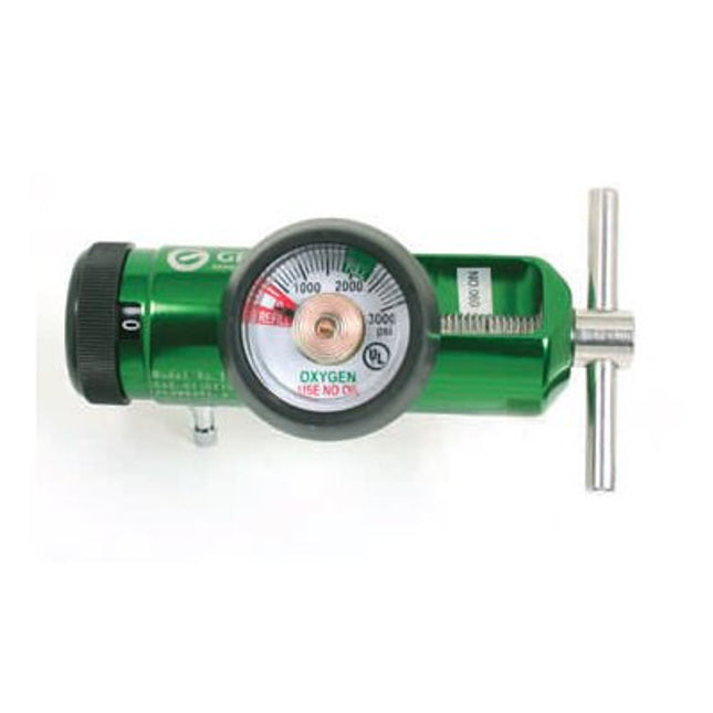 Oxygen Regulator Mini, Yoke Style 0-15 LPM