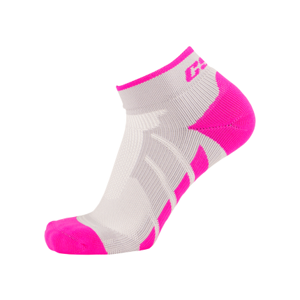 CSX X110 High Cut Ankle Sock PRO Pink on Gray