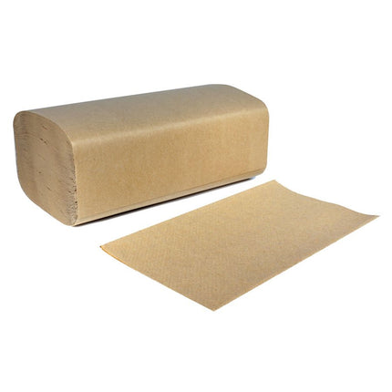 Paper Towels, Singlefold Kraft, 250 / Pack