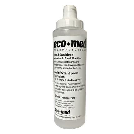 Hand Sanitizer, 250 ml (8.5 oz), with flip cap, Bottle by Eco-Med