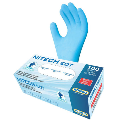 RONCO NITECH Examination Gloves, Powder Free