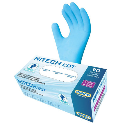 RONCO NITECH Examination Gloves, Powder Free