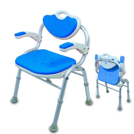 Folding Bath Chair with Armrests by BIOS 