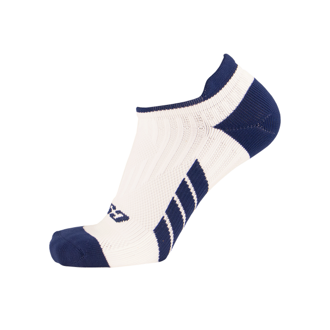 CSX X100 Low Cut Ankle Socks PRO Navy on White