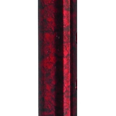 Adjustable Height Offset Handle Cane with Gel Hand Grip, Red Crackle