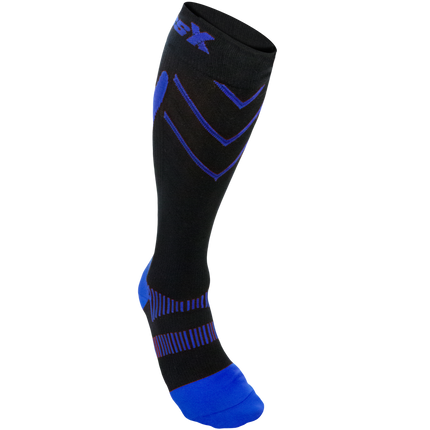 CSX 15-20 mmHg Compression Socks Royal Blue on Black