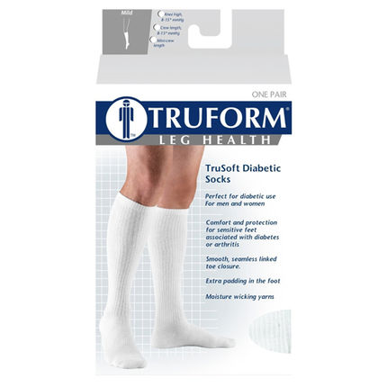  Diabetic Socks with Loose Fit Crew Length 3/Pack