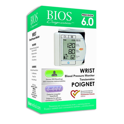 Precision Series 6.0 Wrist Blood Pressure Monitor by BIOS