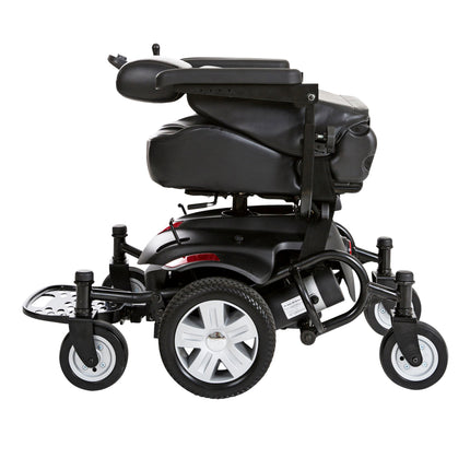 Titan AXS Mid-Wheel Power Wheelchair, 22"x20" Captain Seat