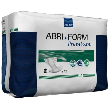 ABENA ABRI-FORM Comfort Adult Briefs – Plastic Backed (CASE of 3 BAGS)