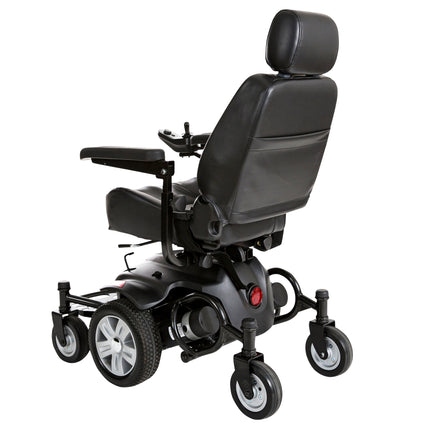 Titan AXS Mid-Wheel Power Wheelchair, 22"x20" Captain Seat