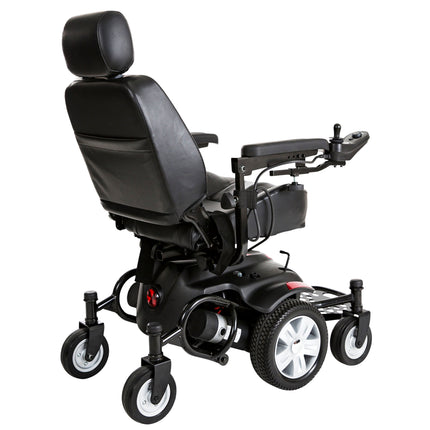 Titan AXS Mid-Wheel Power Wheelchair, 22"x20" Captain Seat