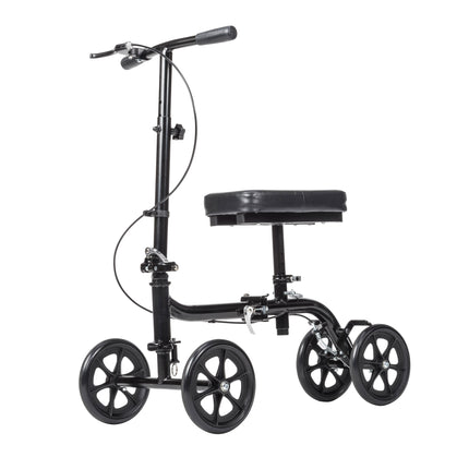 Steerable Folding Knee Walker Knee Scooter, Alternative to Crutches