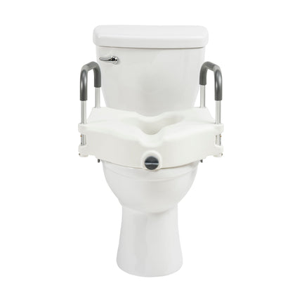 PreserveTech Secure Lock Raised Toilet Seat, 5" Height