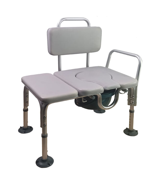 Padded Transfer Commode Chair – Walton Medical - Main Image