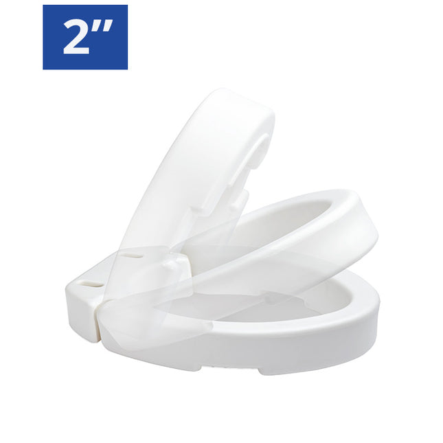 2" Hinged Raised Toilet Seat