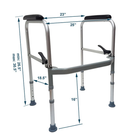 Folding Toilet Safety Frame