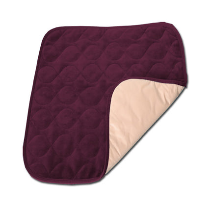 Velvet Chair Protector Pad Burgundy