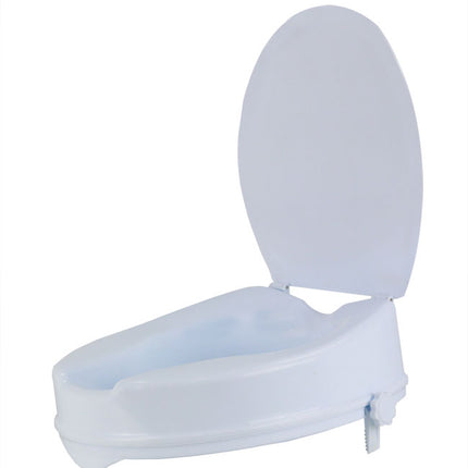 4" Raised Toilet Seat with Lid 