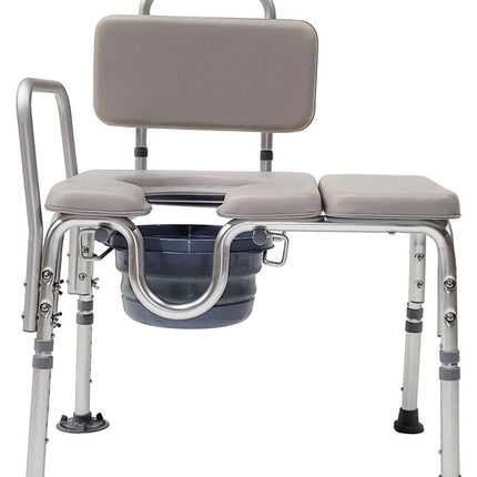 Padded Transfer Commode Chair