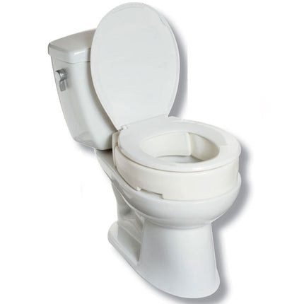 4" Hinged Raised Toilet Seat by MOBB 