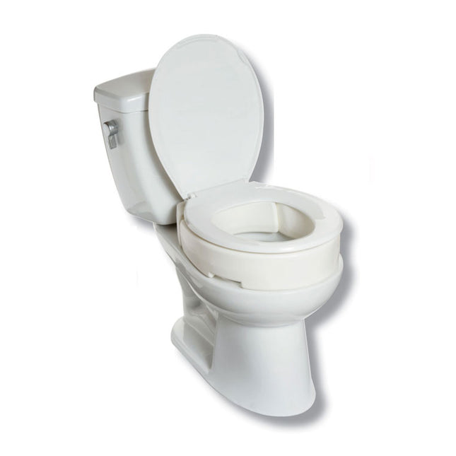 4" Hinged Raised Toilet Seat by MOBB 
