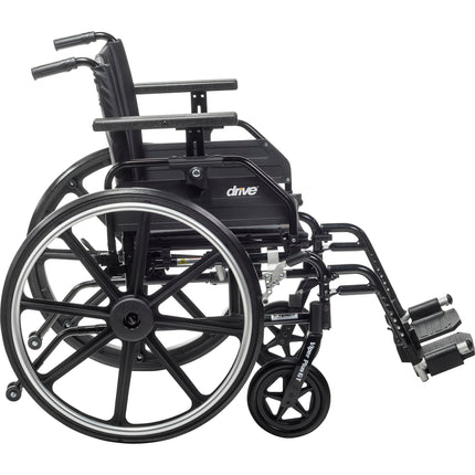Viper Plus GT Wheelchair with Universal Armrests, Swing-Away Footrests, 20" Seat