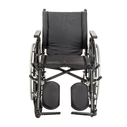 Viper Plus GT Wheelchair with Universal Armrests, Elevating Legrests, 20" Seat