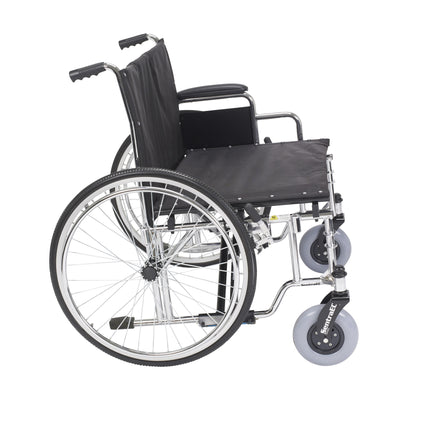 Sentra EC Heavy Duty Extra Wide Wheelchair, Detachable Desk Arms, 28" Seat