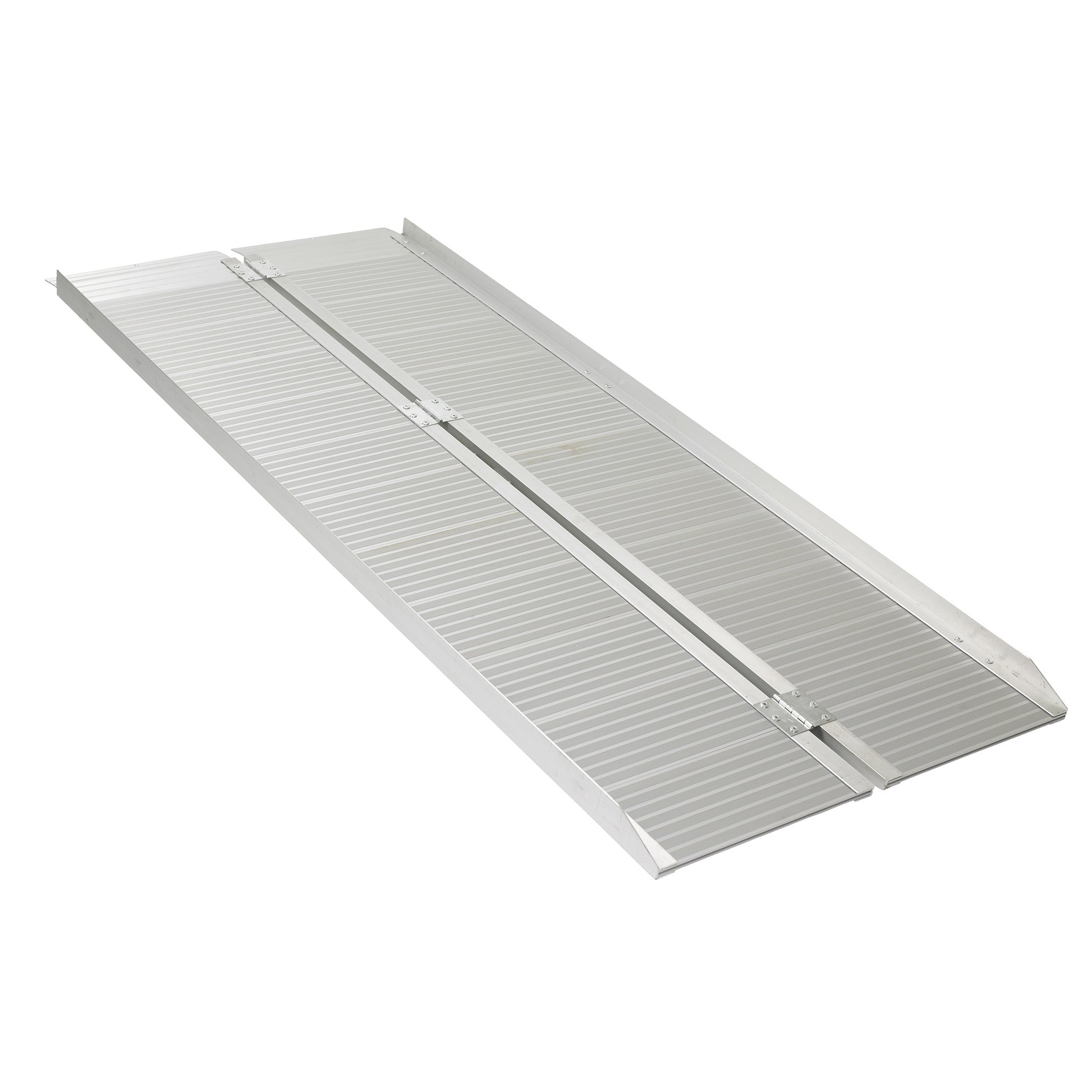 Portable Ramp Hand Carry Single Fold Portable Wheelchair Scooter Ramp with Carry Handle and Tra ...