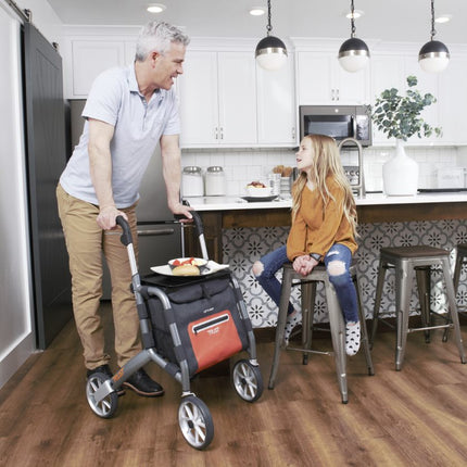 Let's Shop Outdoor Rollator - Black
