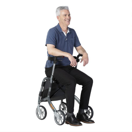 Let's Shop Outdoor Rollator - Black