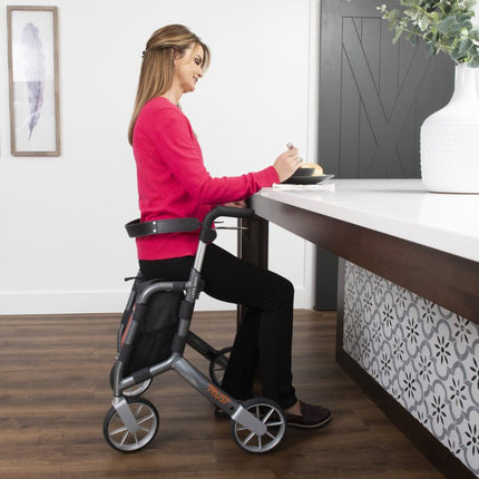 Let's Shop Outdoor Rollator - Black