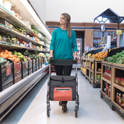 Let's Shop Outdoor Rollator - Black