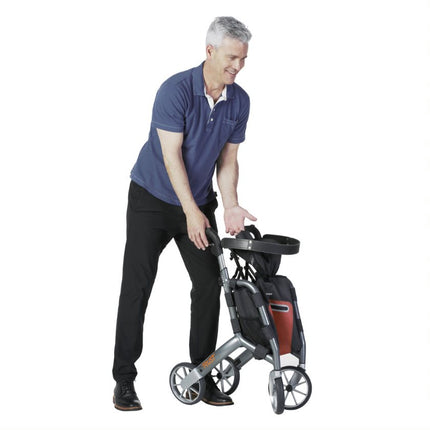 Let's Shop Outdoor Rollator - Black