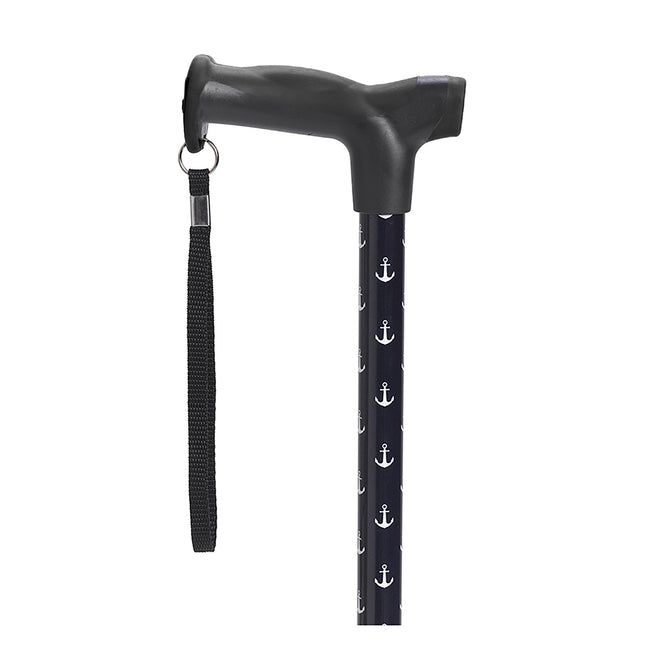 Comfort Grip T Handle Cane, Anchors