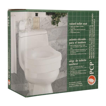 5" Contoured Molded Raised Toilet Seat