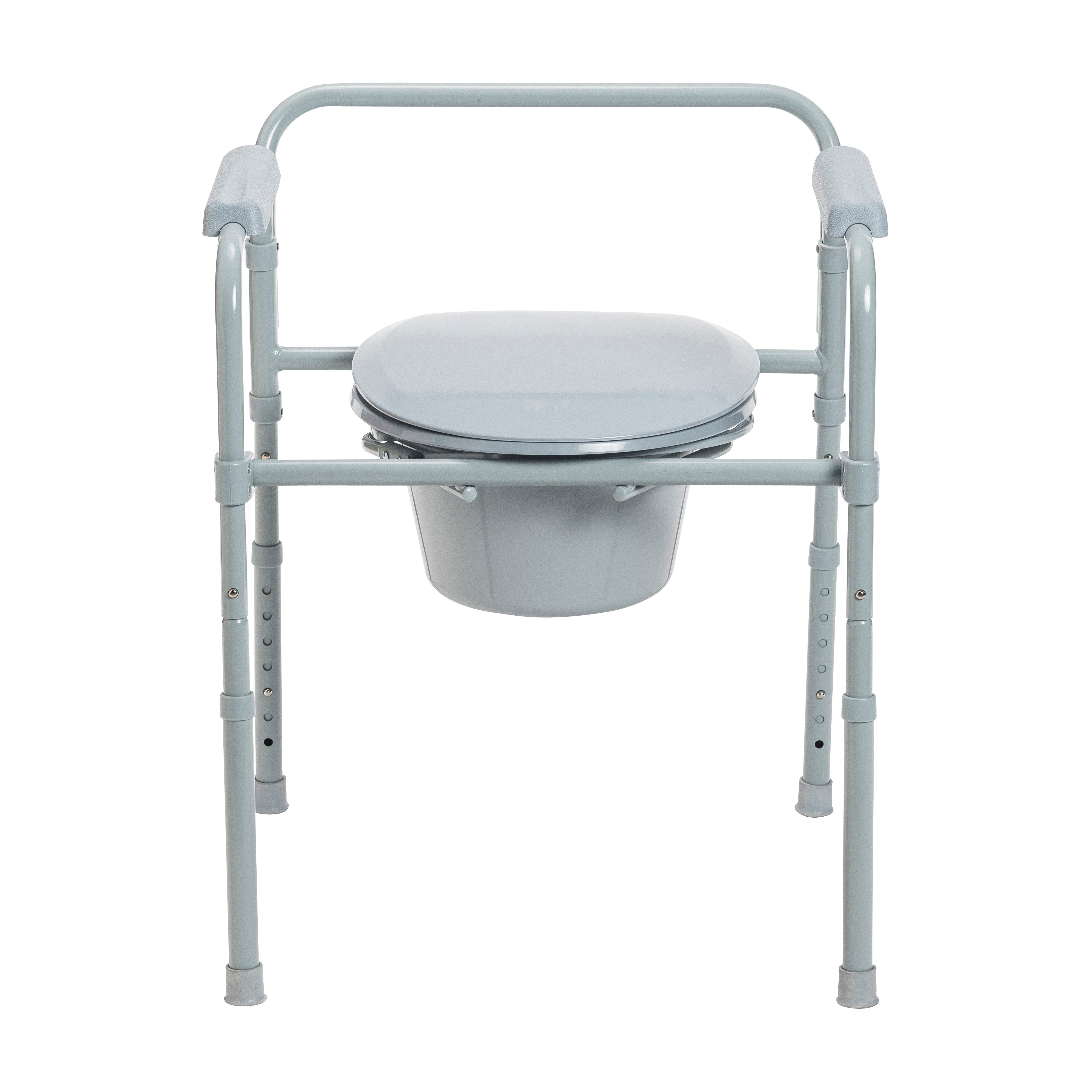 Steel Folding Frame Commode – Walton Medical