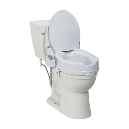 PreserveTech Raised Toilet Seat with Bidet, Ambient Water